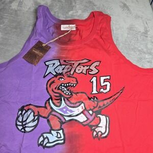 Mitchell & Ness Vince Carter Toronto Raptors Tie-Dye Tank Top Jersey Men's 2XL
